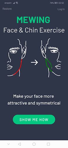 Mewing: Face Exercise for Jawline Chin Posture para Android - Descargar